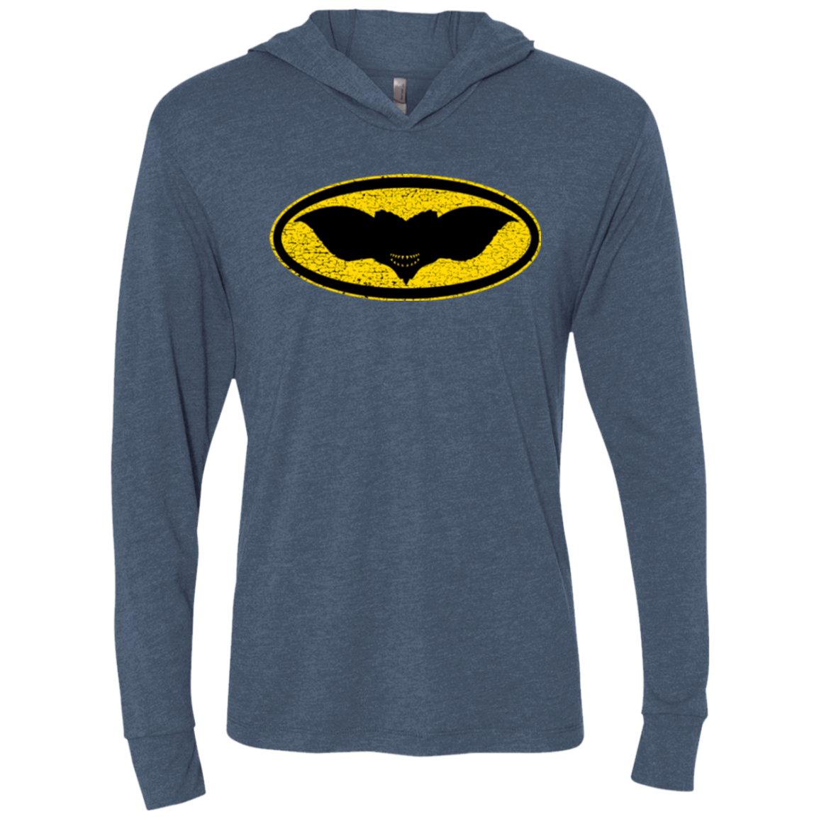 Gotham Gremlin Triblend Long Sleeve Hoodie Tee