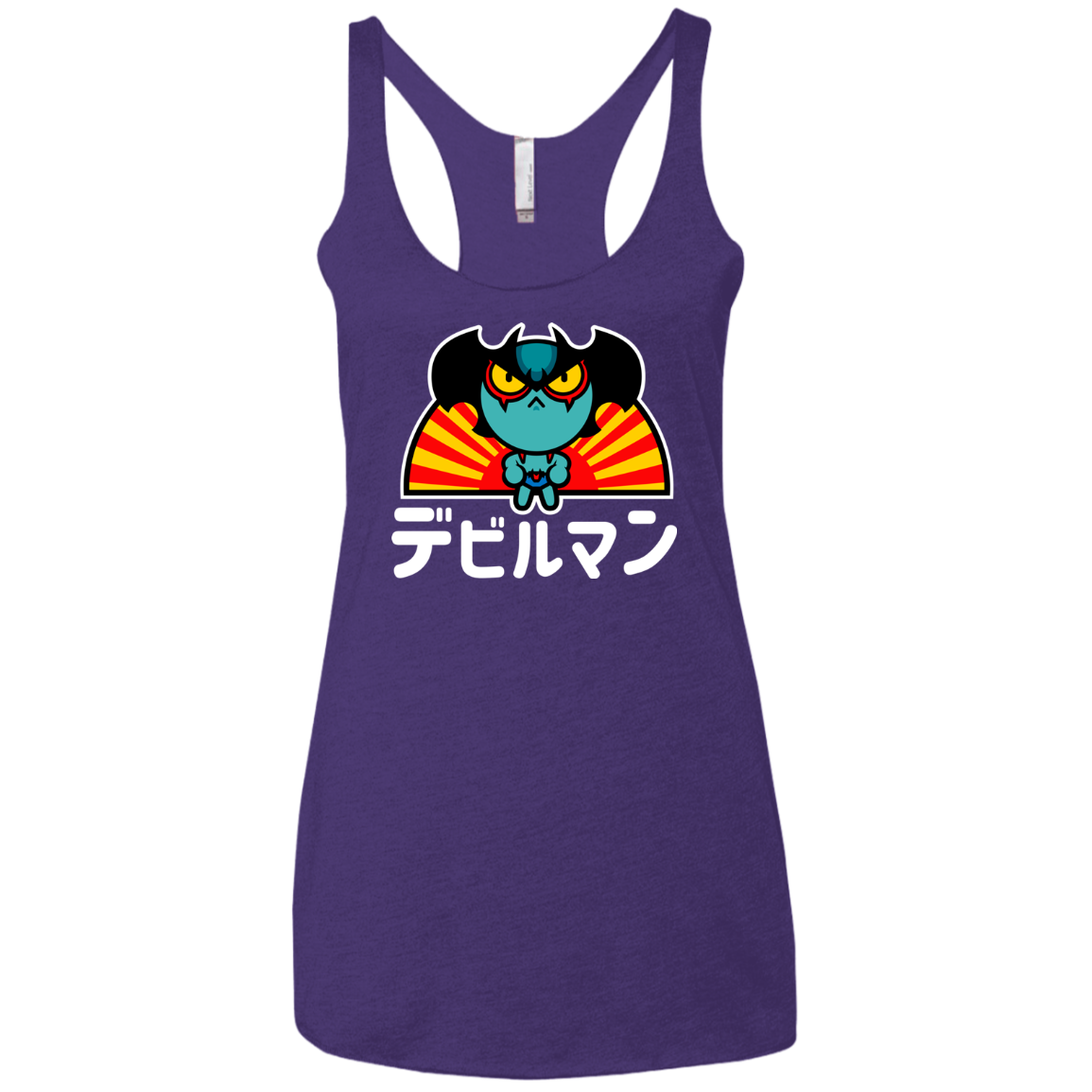 ChibiDebiruman Women's Triblend Racerback Tank