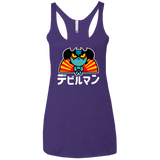 ChibiDebiruman Women's Triblend Racerback Tank