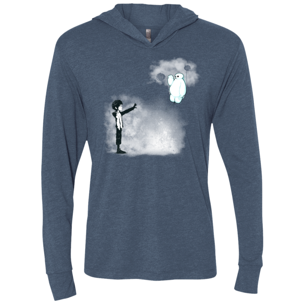 Banksy Max Triblend Long Sleeve Hoodie Tee