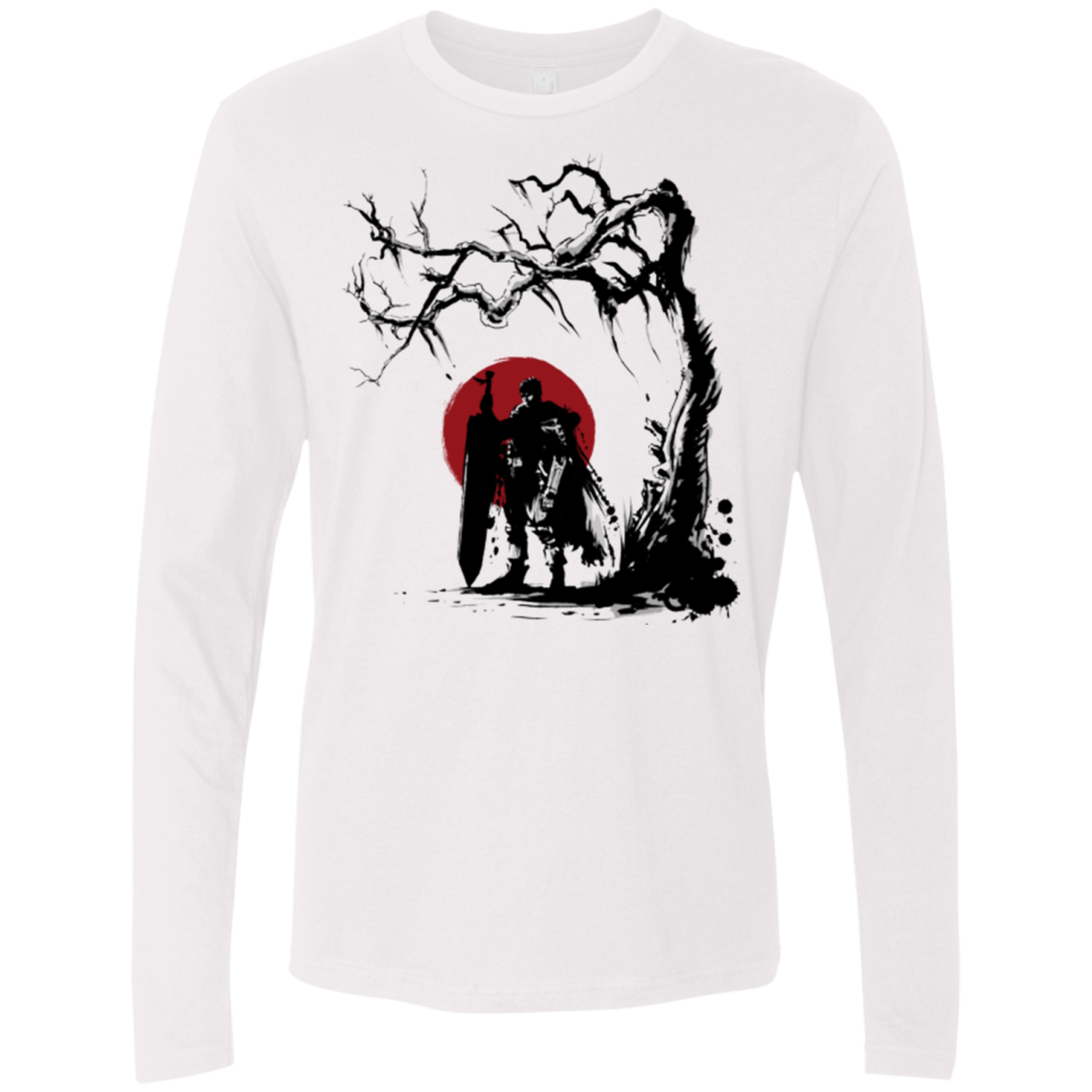 Black Swordsman under the sun Men's Premium Long Sleeve