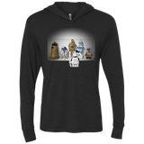 Are These Droids Triblend Long Sleeve Hoodie Tee