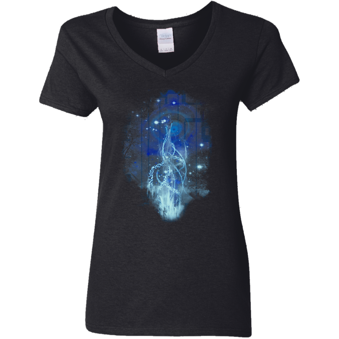 Dancing with Fireflies Women's V-Neck T-Shirt