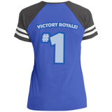 Victory Royale Game V-Neck T-Shirt Back Print