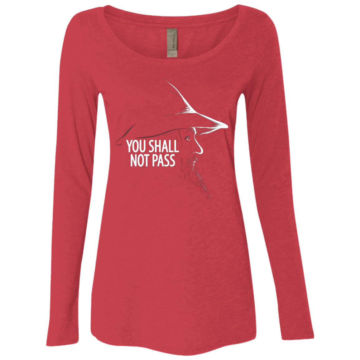 YOU SHALL NOT PASS (2) Women's Triblend Long Sleeve Shirt