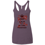 Keep passenger Women's Triblend Racerback Tank