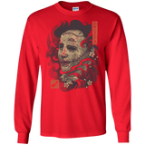 Oni Leather Mask Men's Long Sleeve T-Shirt