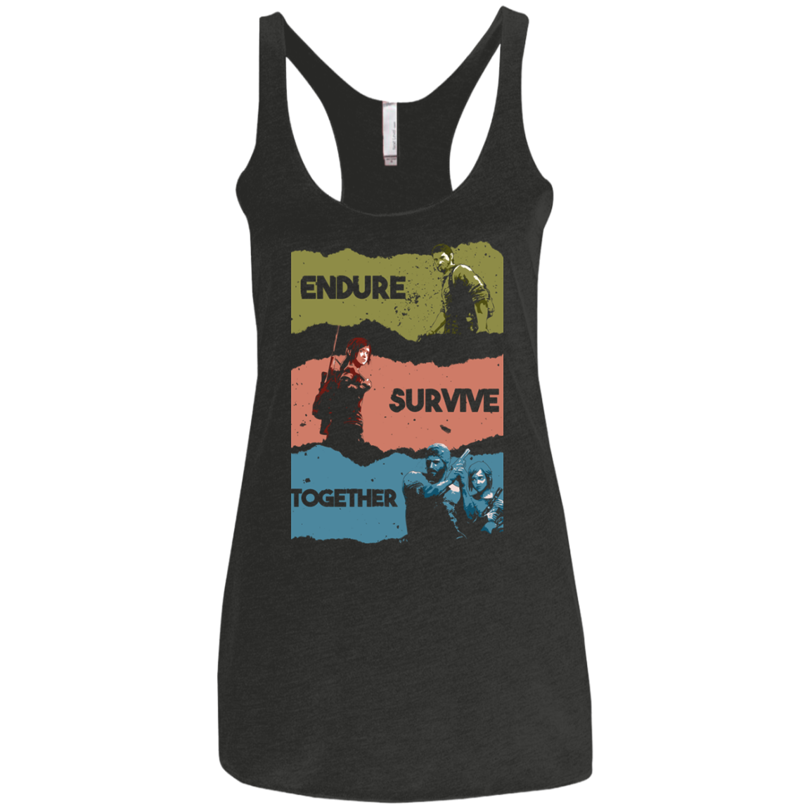 Endure Survive GBU Women's Triblend Racerback Tank