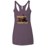 Back to the Castle Women's Triblend Racerback Tank