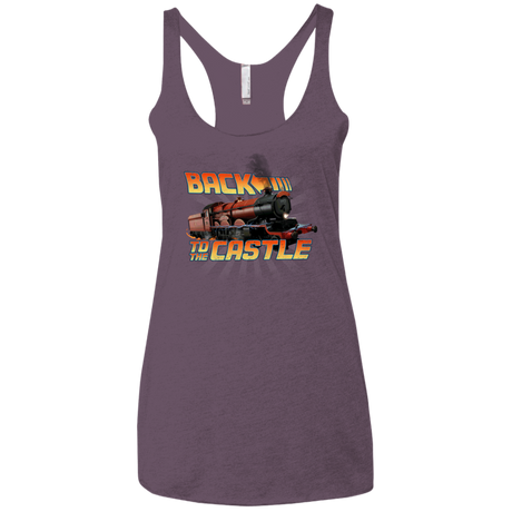 Back to the Castle Women's Triblend Racerback Tank