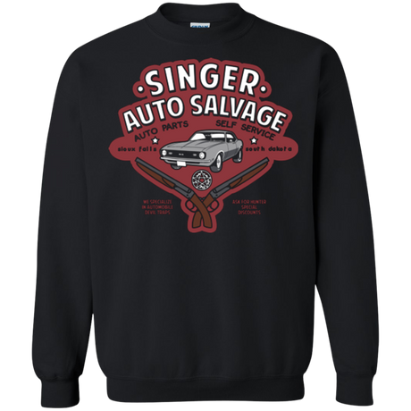 Singer Auto Salvage Crewneck Sweatshirt