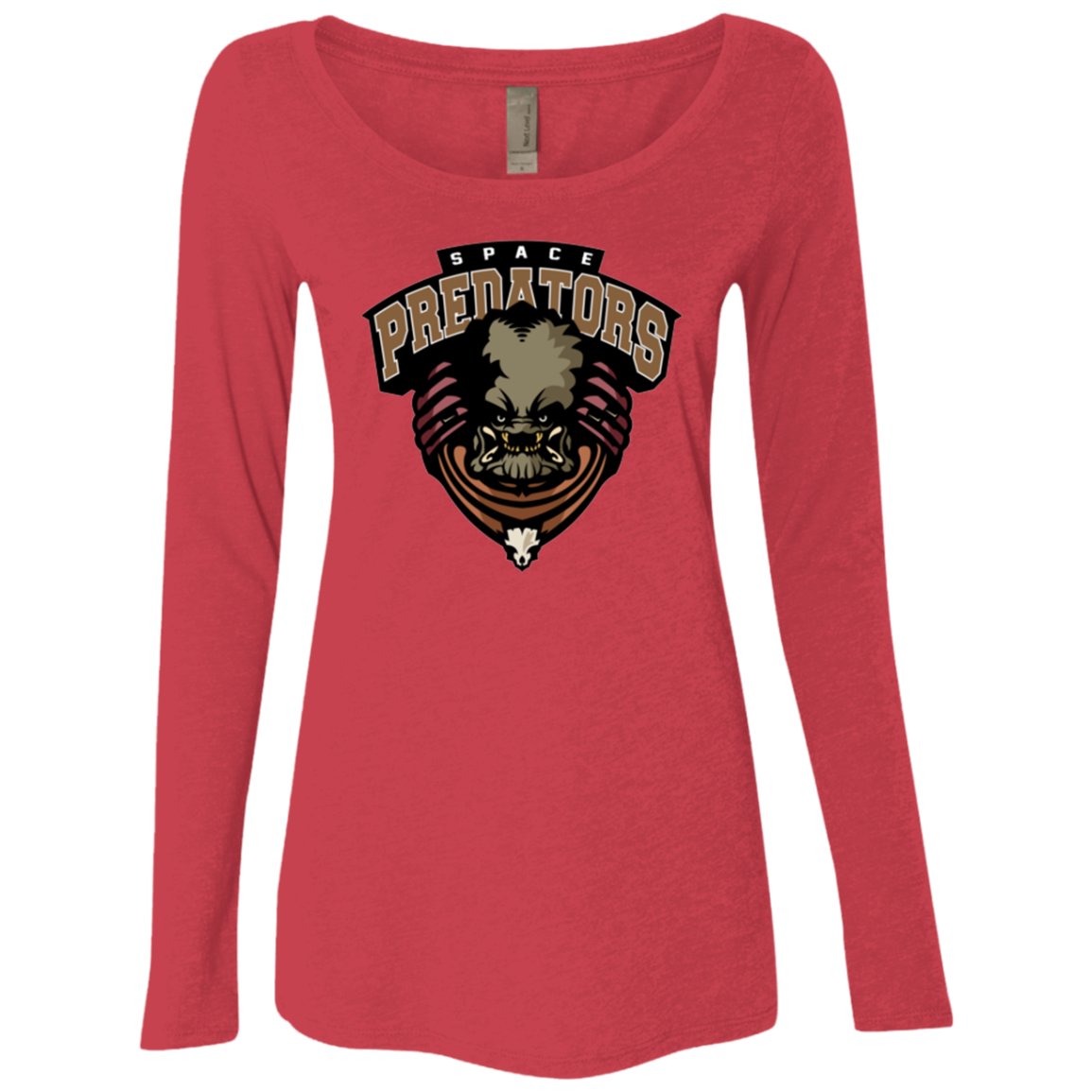 Space Predators Women's Triblend Long Sleeve Shirt