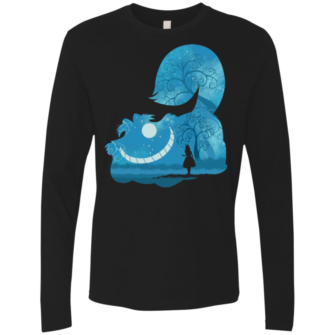 Cheshire Portrait Men's Premium Long Sleeve