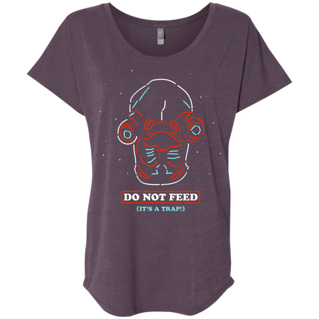 Do Not Feed Triblend Dolman Sleeve