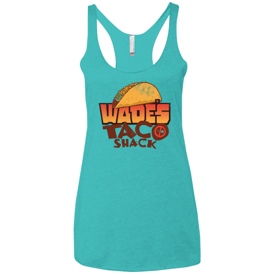 Wade Tacos Women's Triblend Racerback Tank