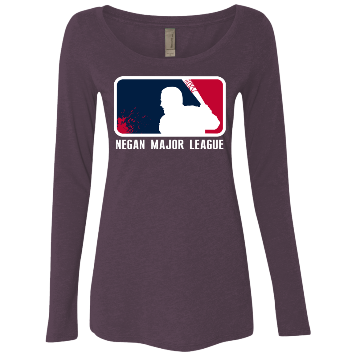 Negan Mayor League Women's Triblend Long Sleeve Shirt