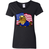 hypnotrump Women's V-Neck T-Shirt