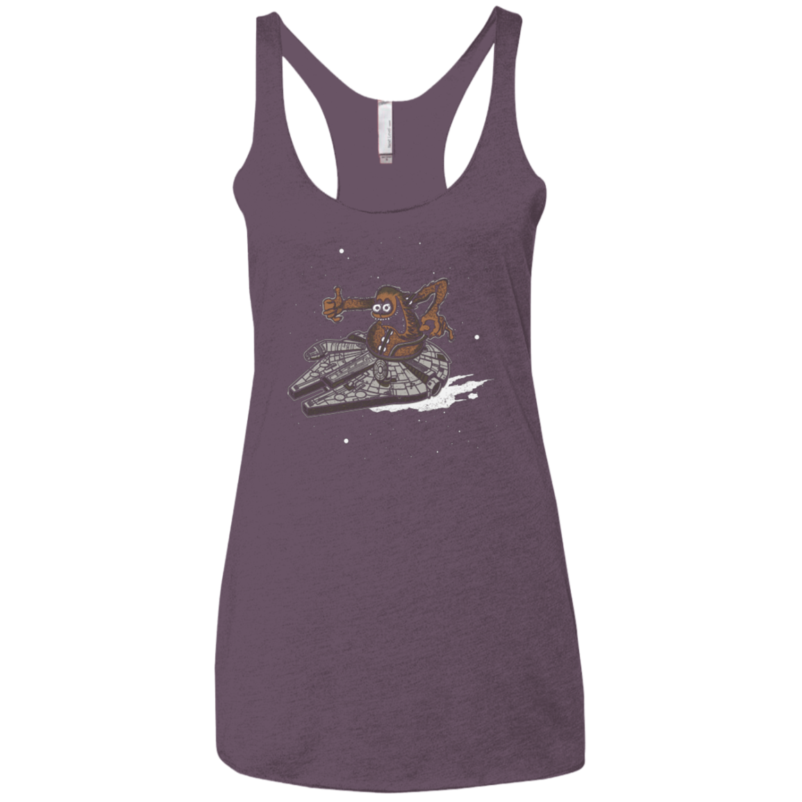 Wook Fink Women's Triblend Racerback Tank