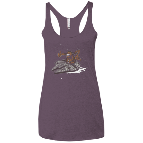 Wook Fink Women's Triblend Racerback Tank