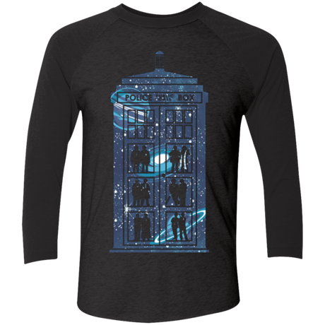 Box of Time and Space Men's Triblend 3/4 Sleeve