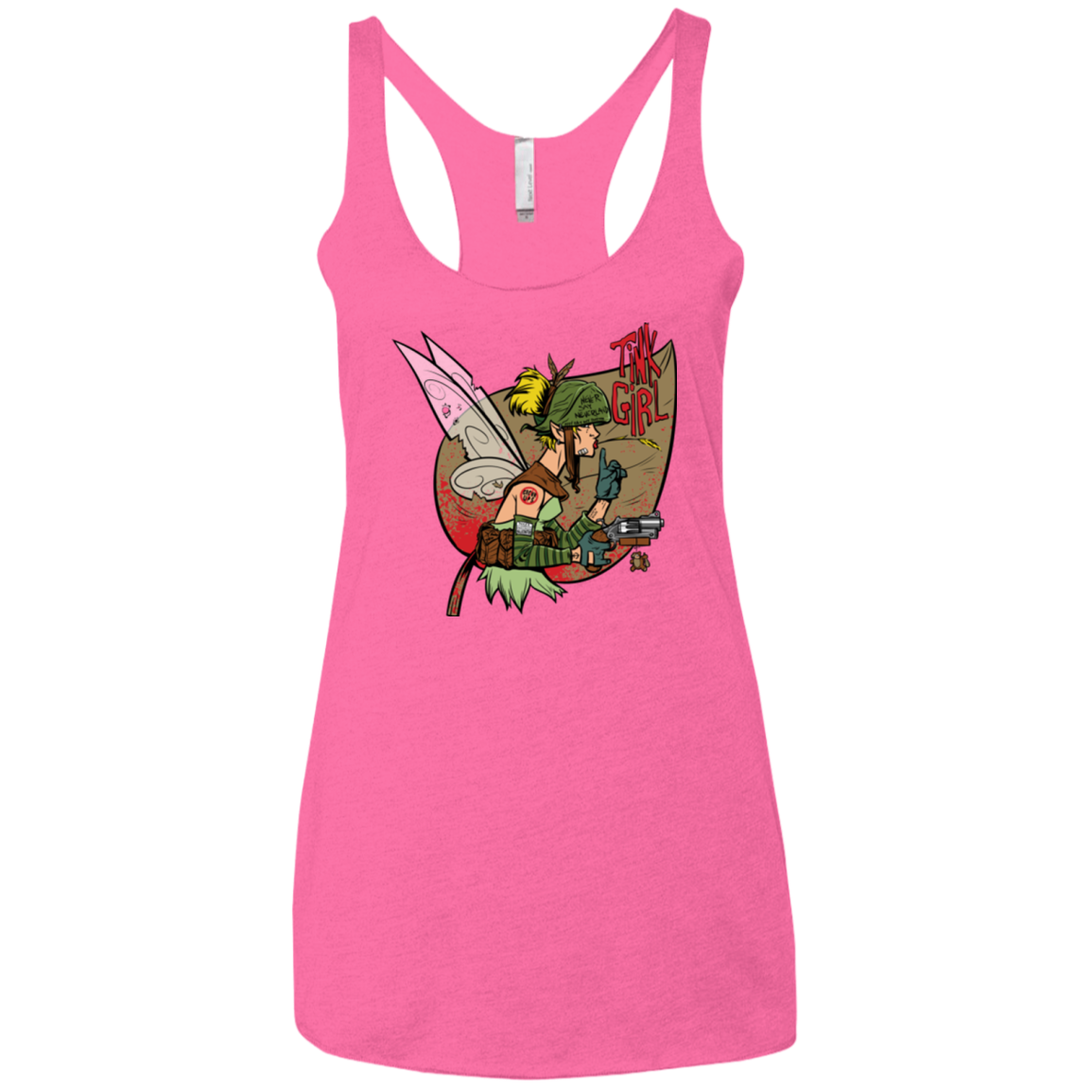Tink Girl Women's Triblend Racerback Tank