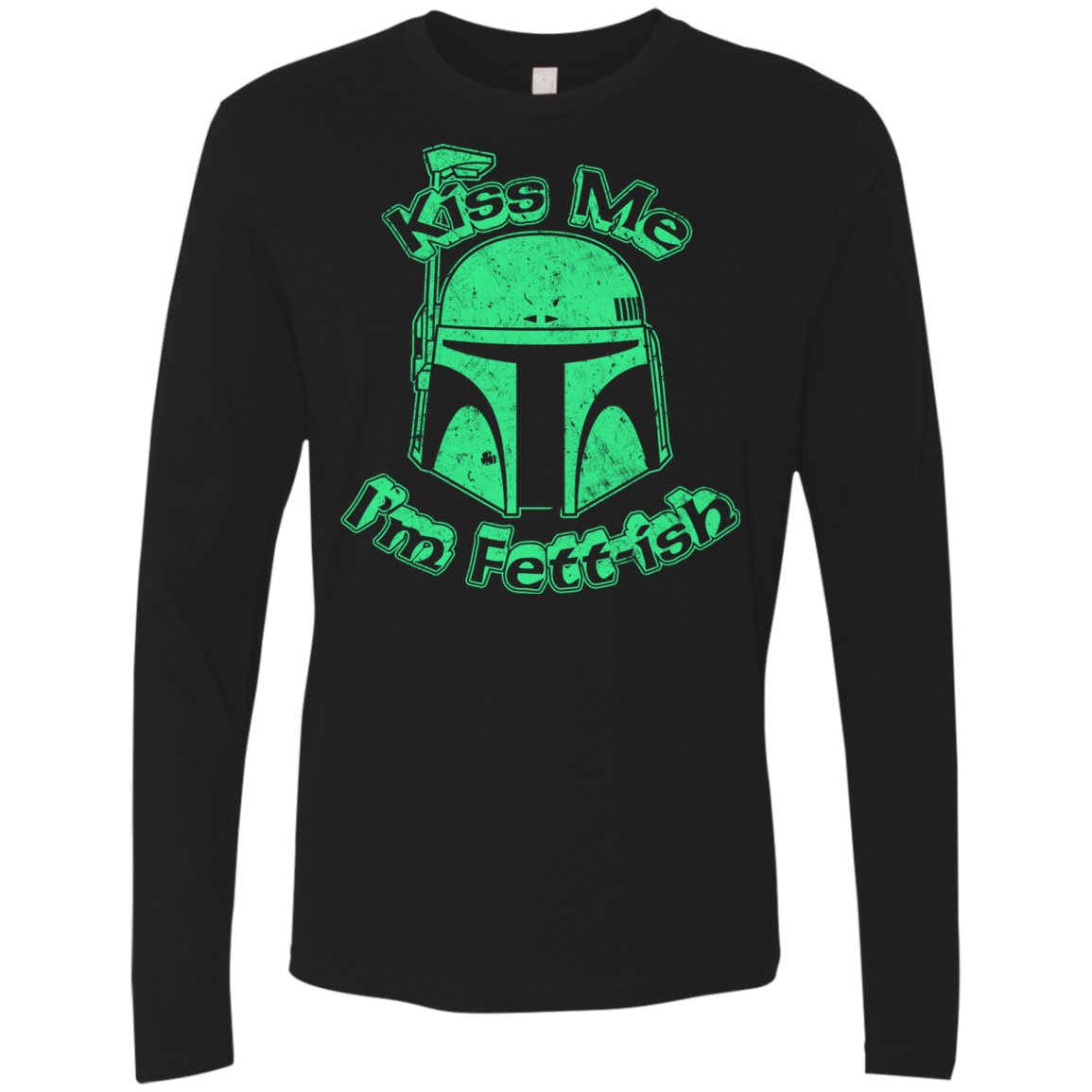 Kiss Me Im Fettish Men's Premium Long Sleeve