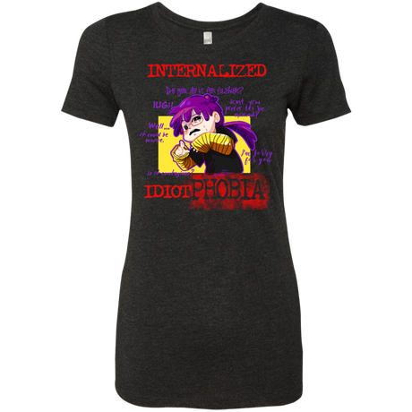 Idiot phobia Women's Triblend T-Shirt