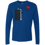 Dr Banksy Heart Balloon Men's Premium Long Sleeve