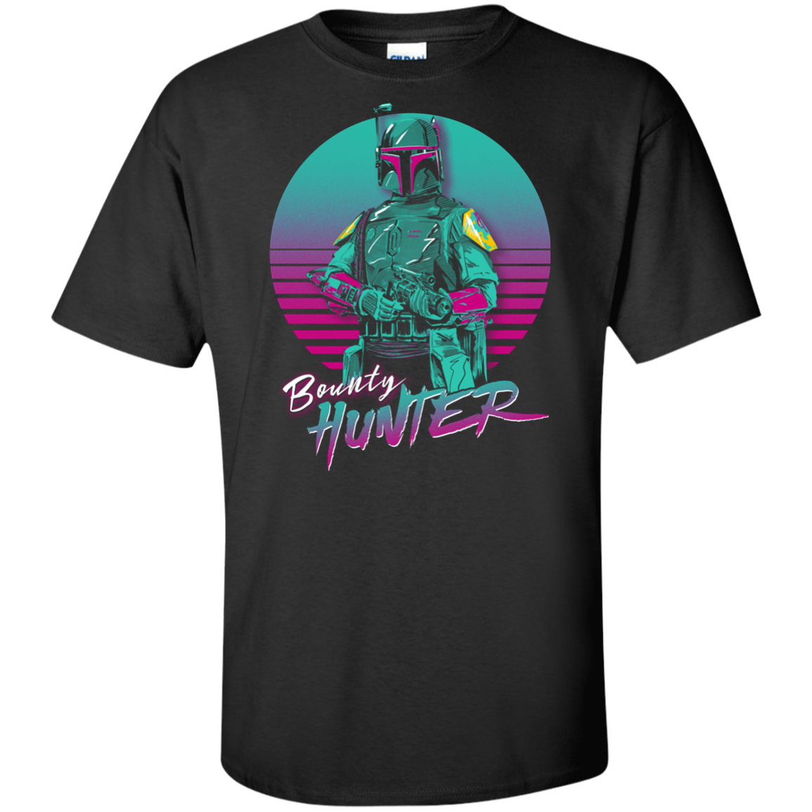 Retro Bounty Hunter Tall T-Shirt