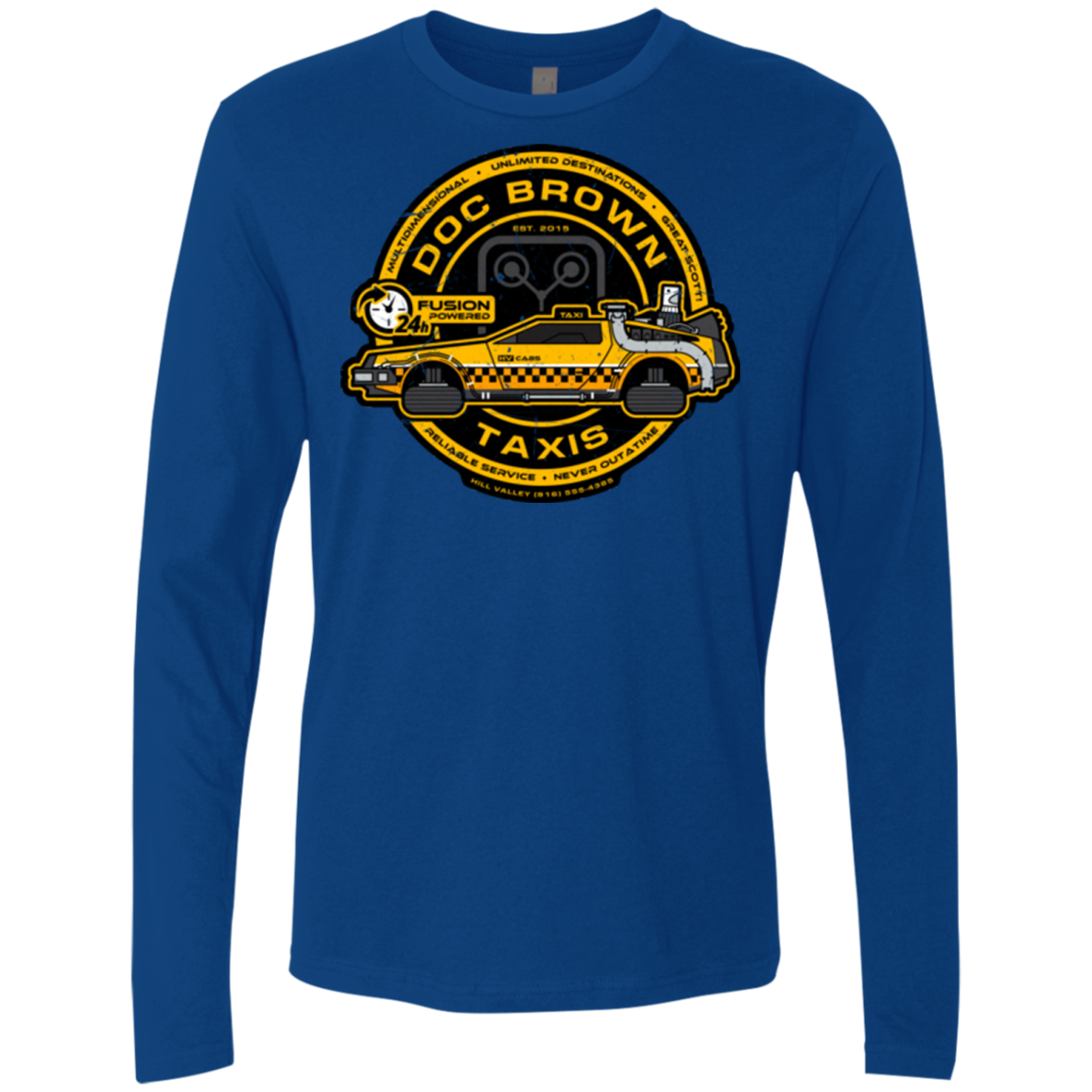 Doc Brown Taxis Men's Premium Long Sleeve