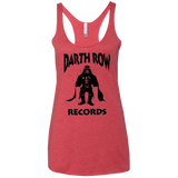 Darth Row Records Women's Triblend Racerback Tank