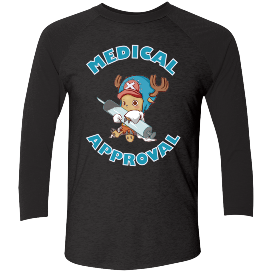 Medical approval Triblend 3/4 Sleeve