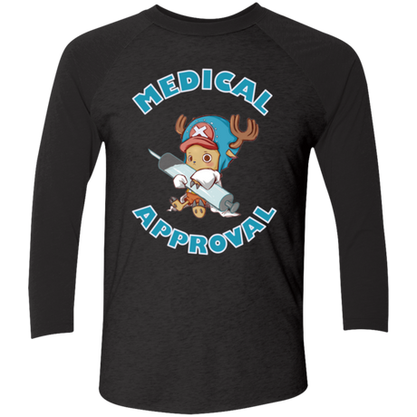 Medical approval Triblend 3/4 Sleeve