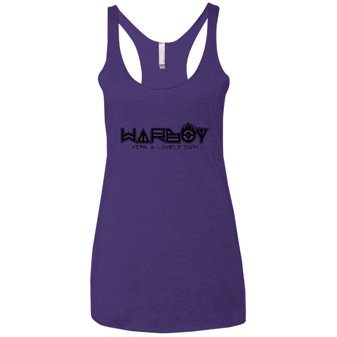 War Boy Women's Triblend Racerback Tank