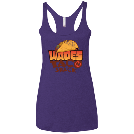 Wade Tacos Women's Triblend Racerback Tank