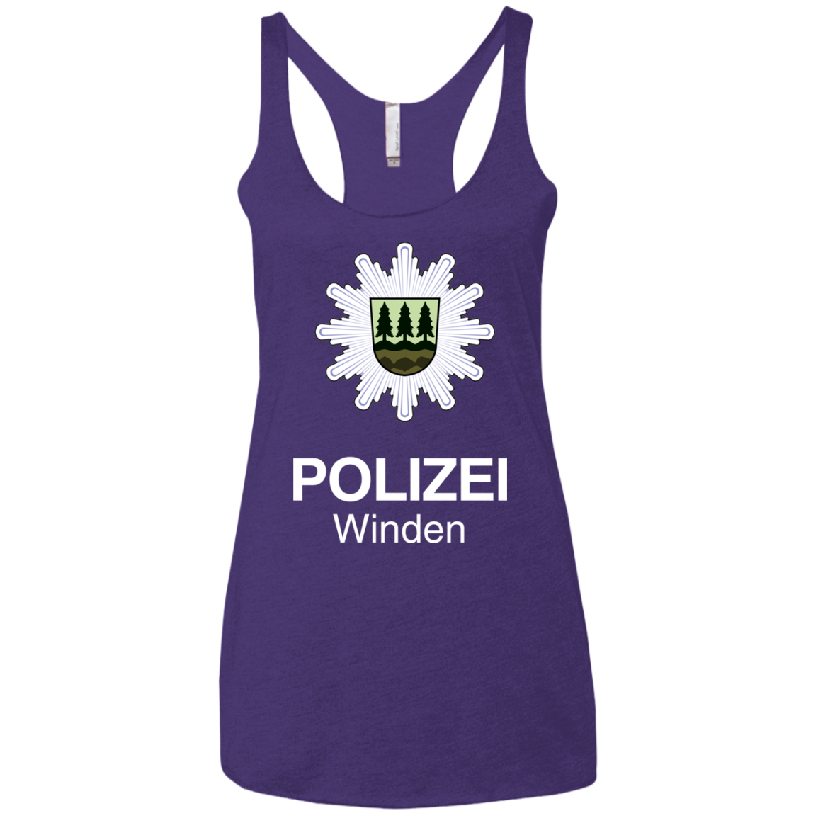 Winden Polizei Women's Triblend Racerback Tank