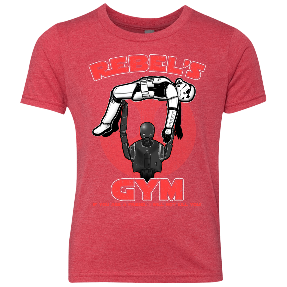 Rebel's Gym Youth Triblend T-Shirt