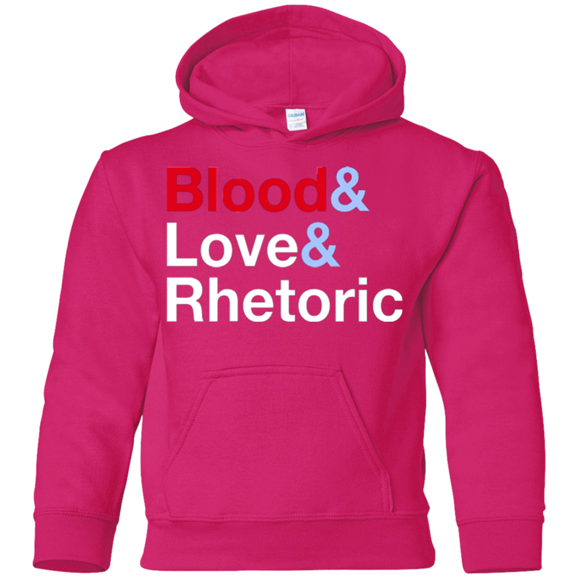 Blood Love Rhetoric Youth Hoodie