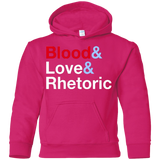 Blood Love Rhetoric Youth Hoodie