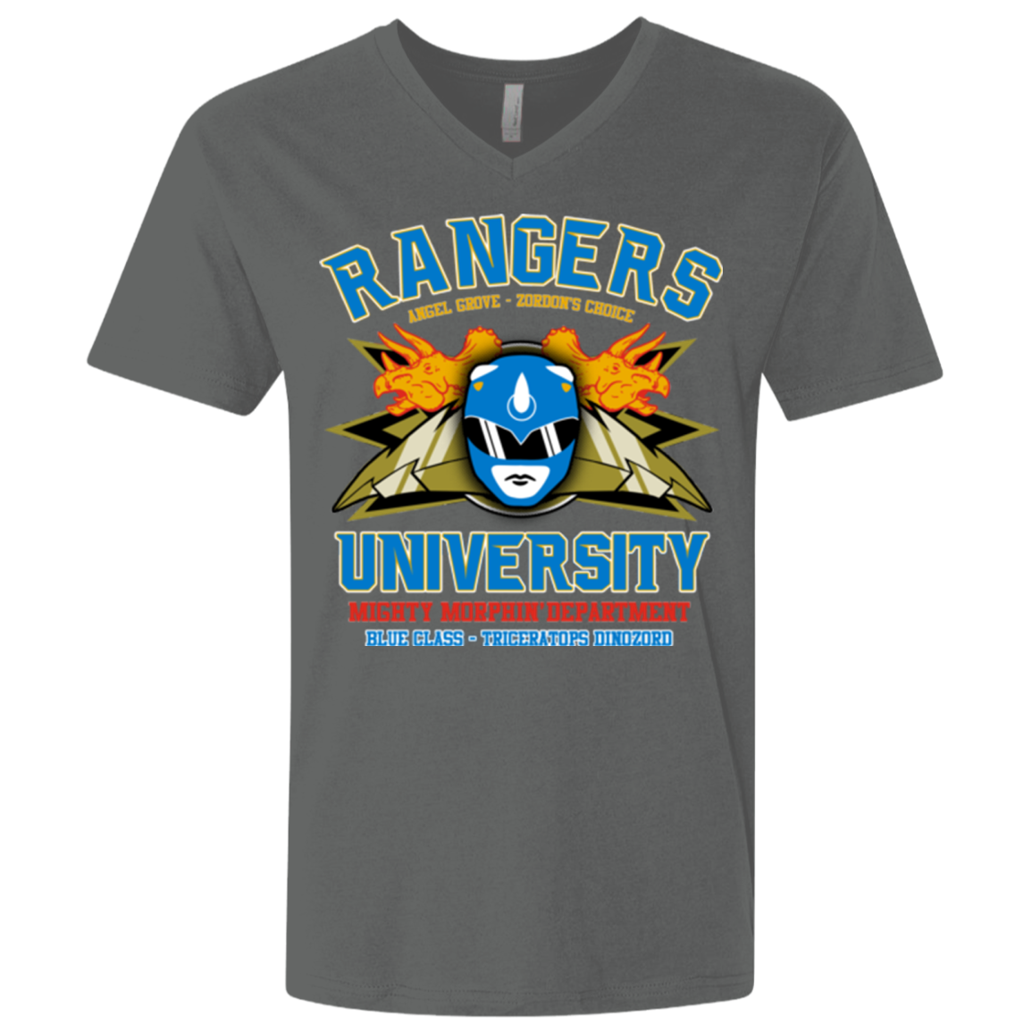 Rangers U Blue Ranger Men's Premium V-Neck