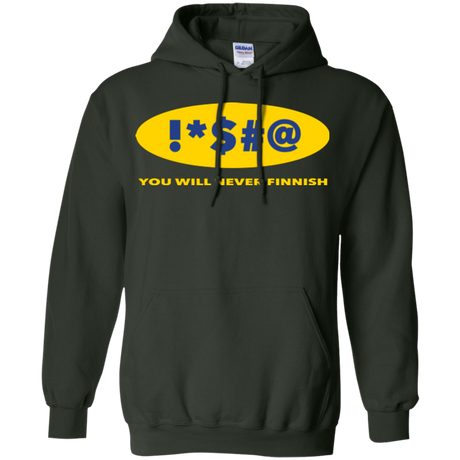 Swearing Never Finnish Pullover Hoodie