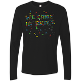 We came in peace Men's Premium Long Sleeve