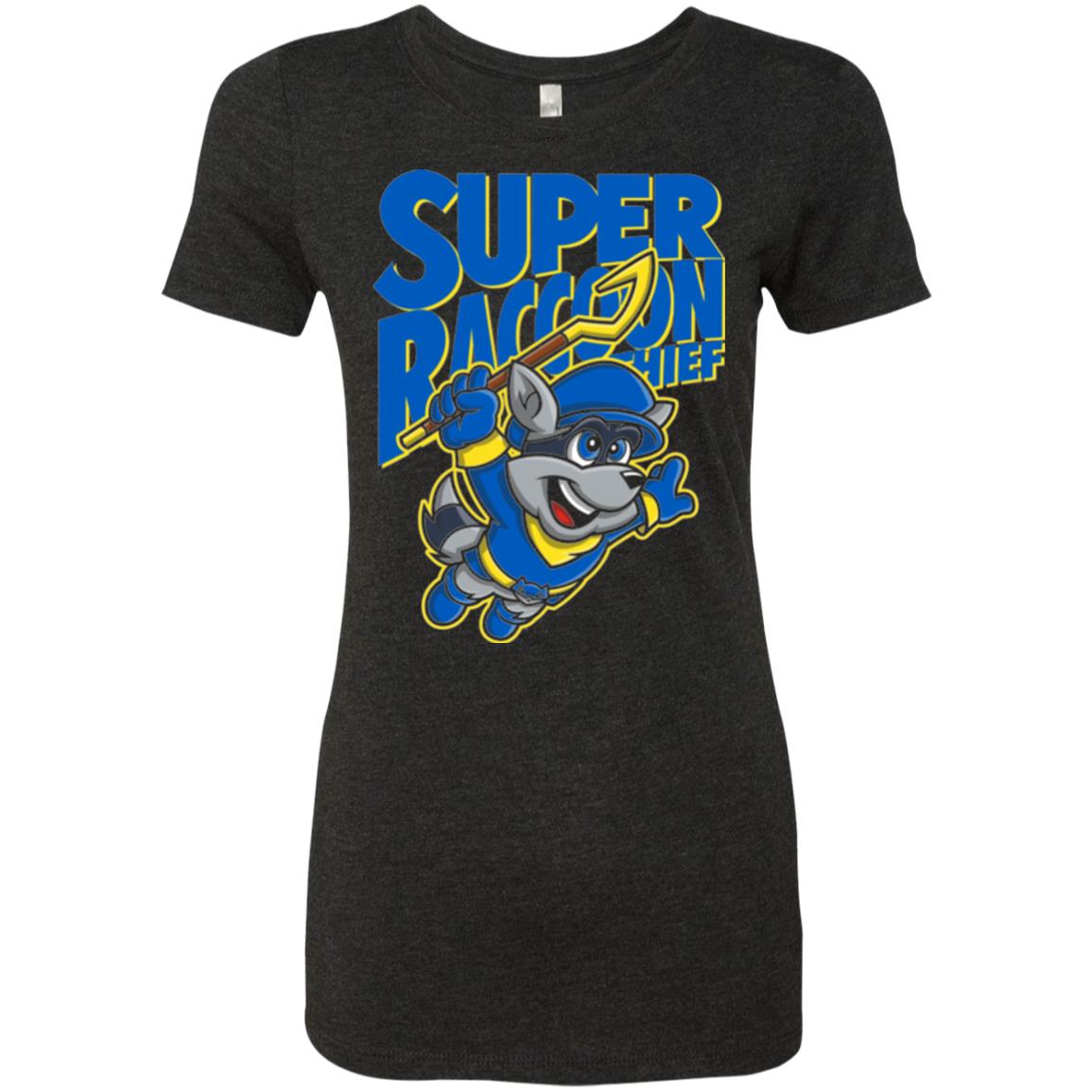 Super Racoon Thief Women's Triblend T-Shirt