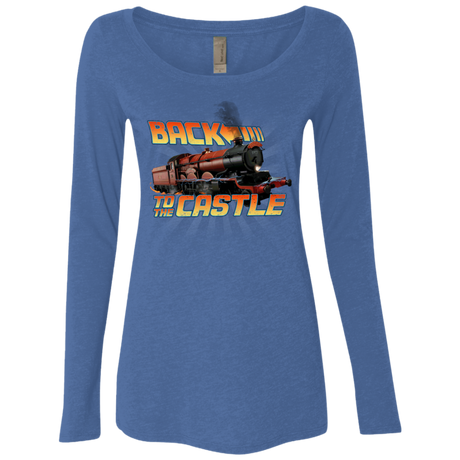 Back to the Castle Women's Triblend Long Sleeve Shirt