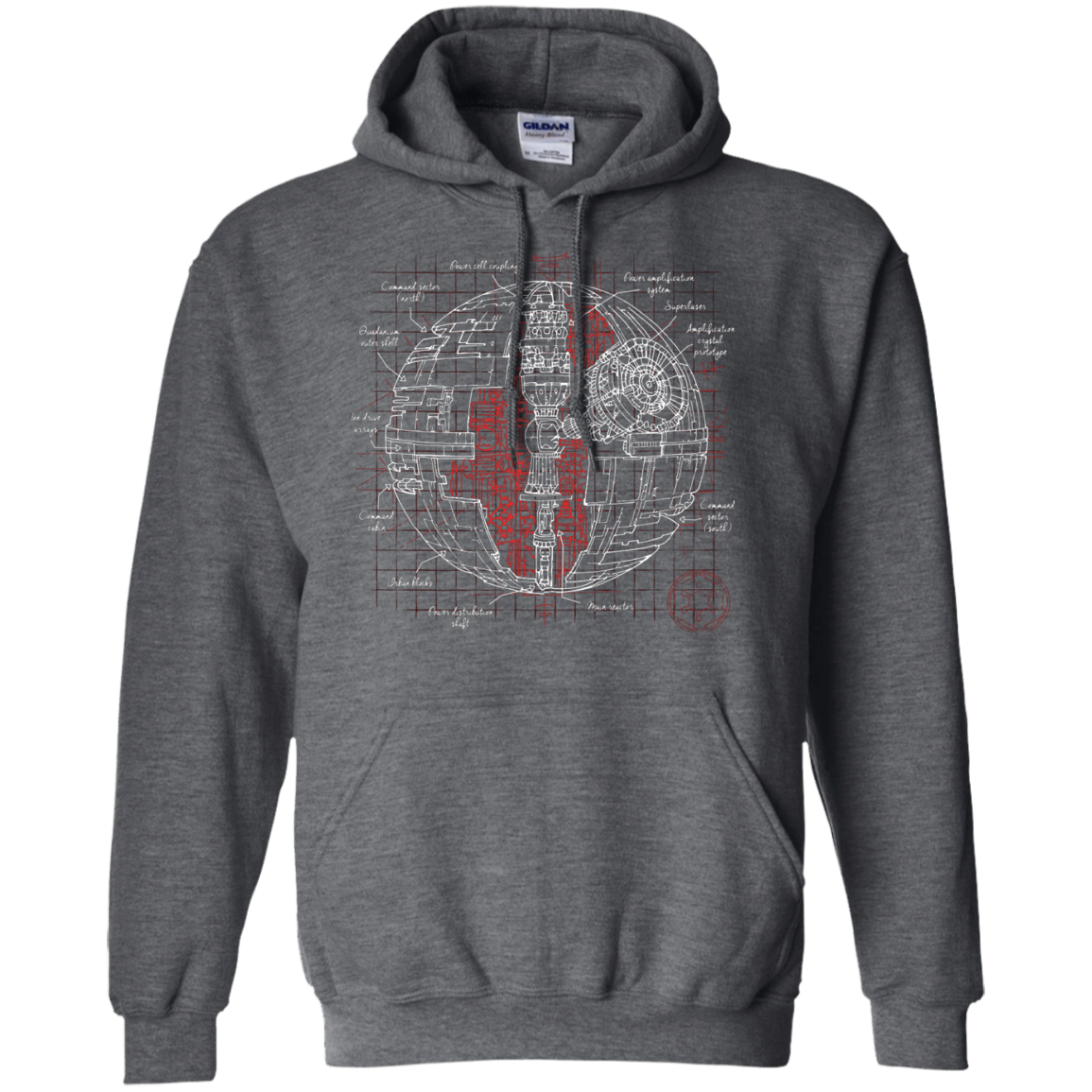 Death Star Plan Pullover Hoodie