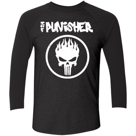 The Punisher Men's Triblend 3/4 Sleeve