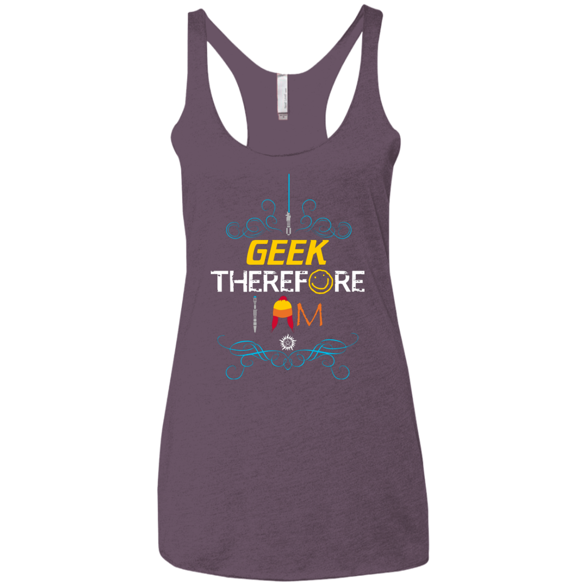 I GEEK vol 2 Women's Triblend Racerback Tank