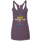 I GEEK vol 2 Women's Triblend Racerback Tank