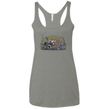 Where The Big Robots are Women's Triblend Racerback Tank