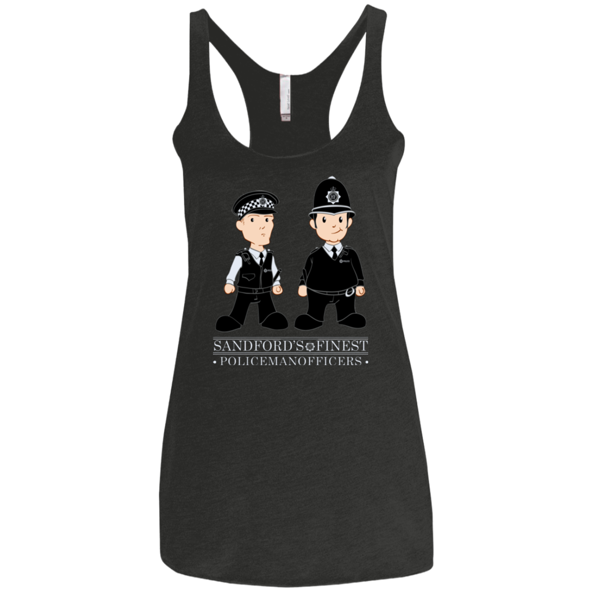 Hot Fuzz Women's Triblend Racerback Tank